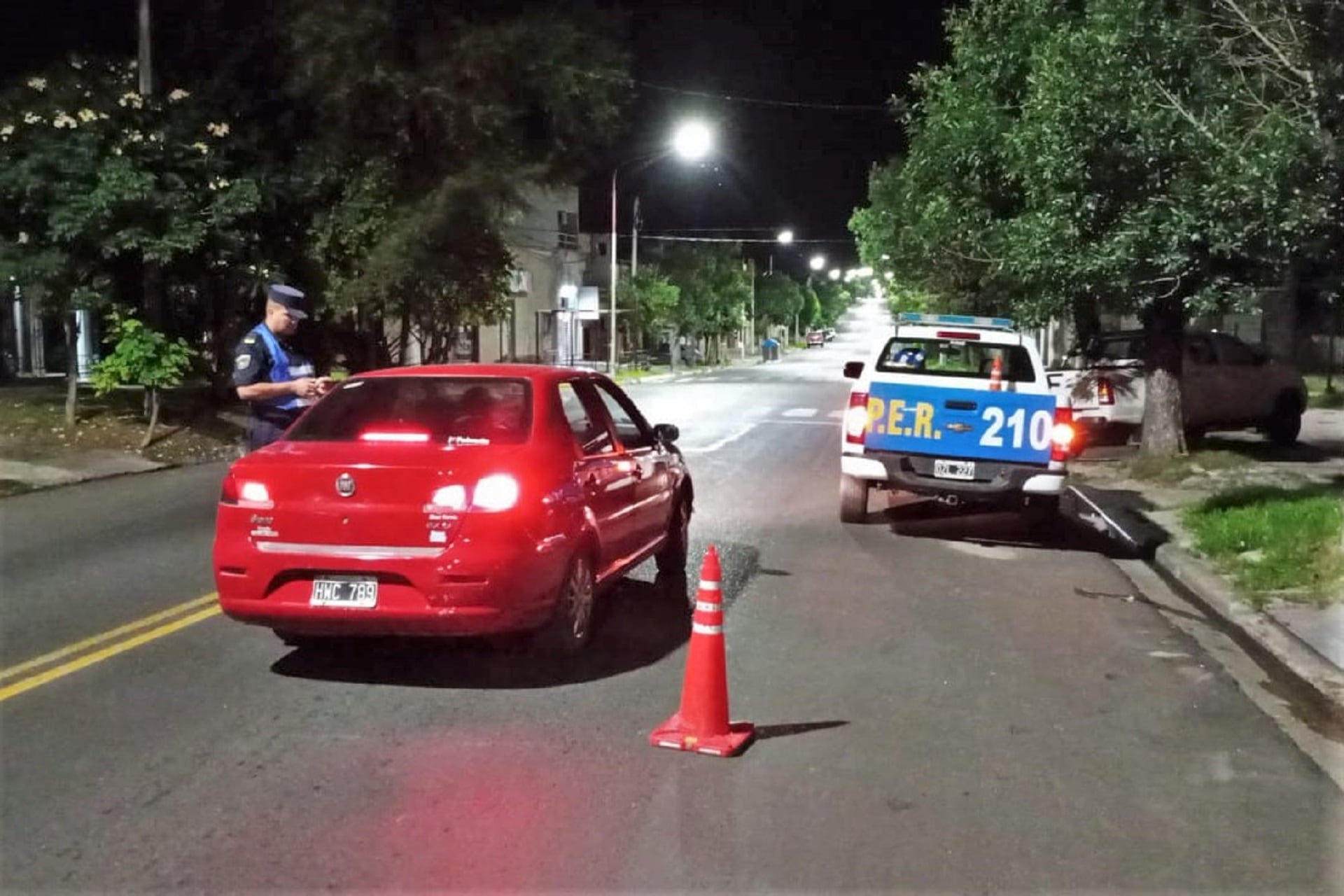 Controles policiales en Entre Ríos durante la Navidad