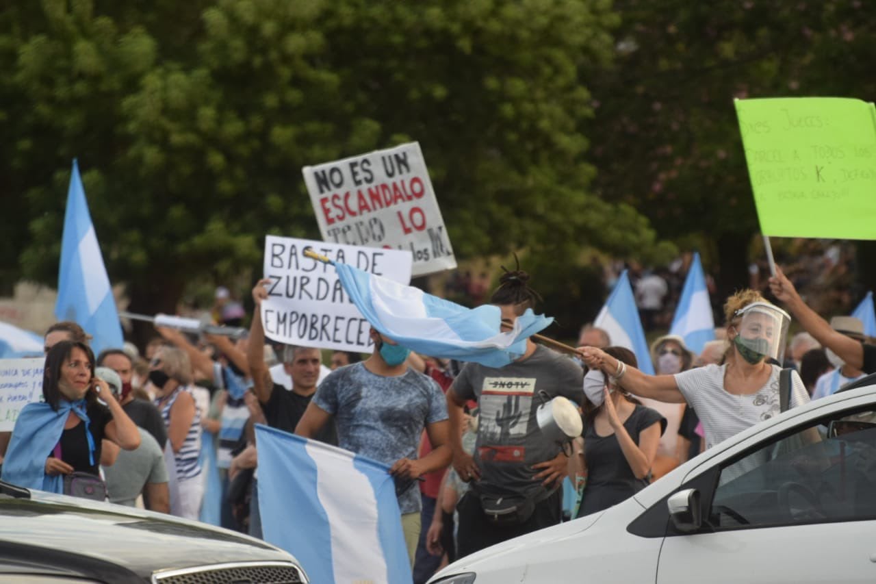 Protestas en Rosario (Telefe Rosario)