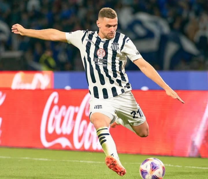 Nicolás Pasquini, con un pie en el Sporting Cristal de Perú. Deja Talleres. (Prensa: Talleres)