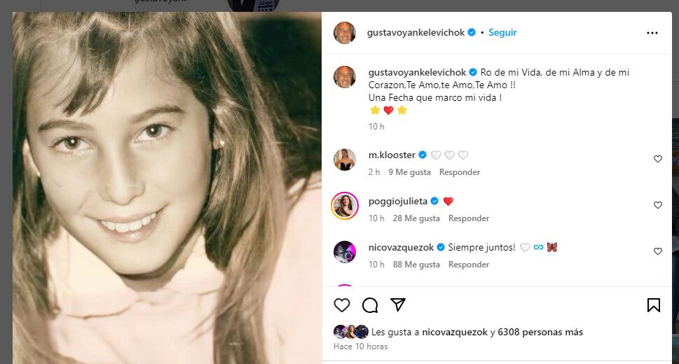 El mensaje de Gustavo Yankelevich a su hija Romina en el día que cumpliría 50 años