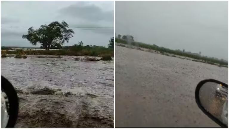 EL temporal en Salta que sufrieron vecinos de varias localidades.