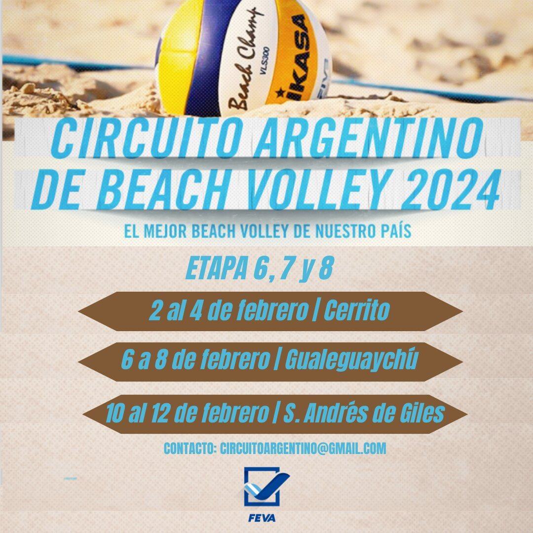 Llega el Circuito Argentino de Beach Vóley a Gualeguaychú