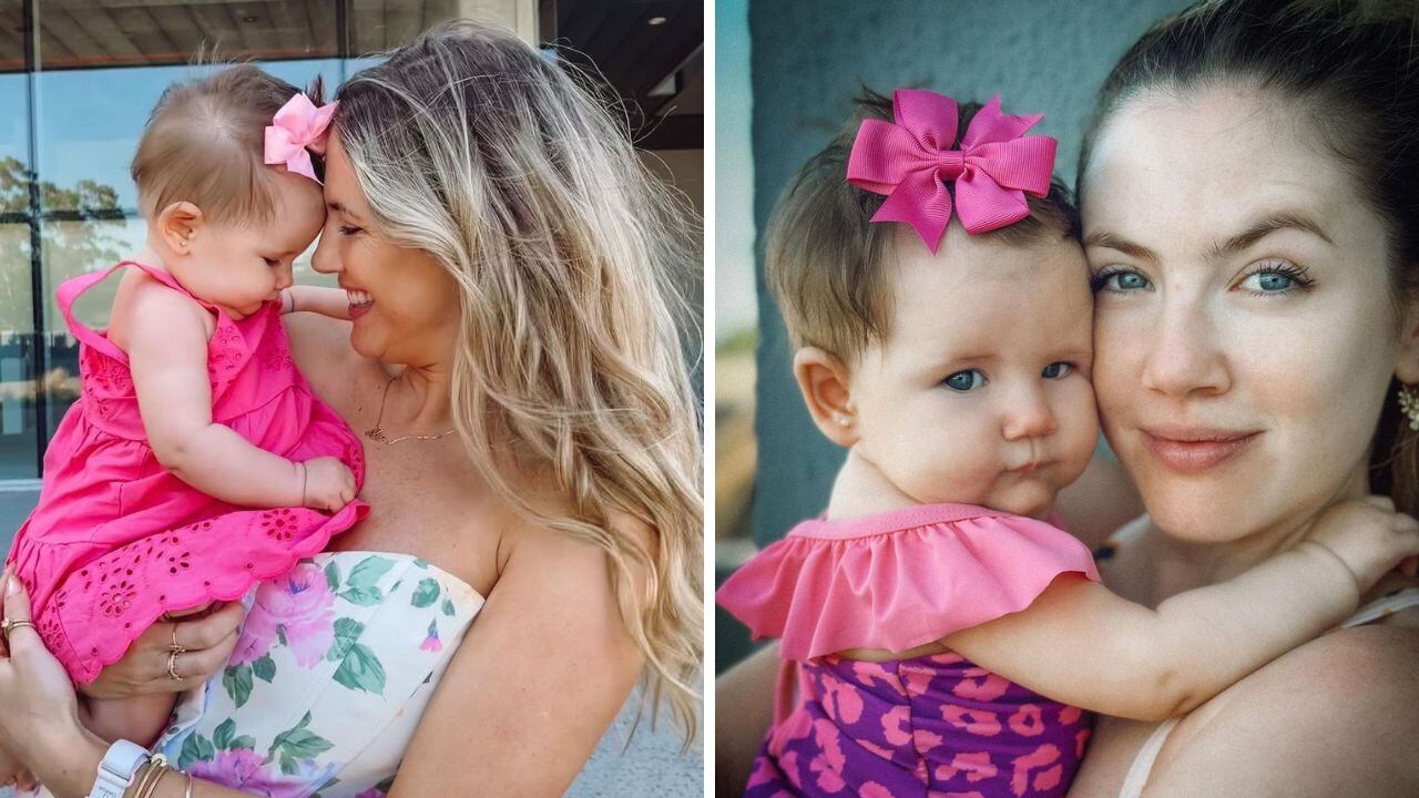 Stephanie Demner junto a su hija.