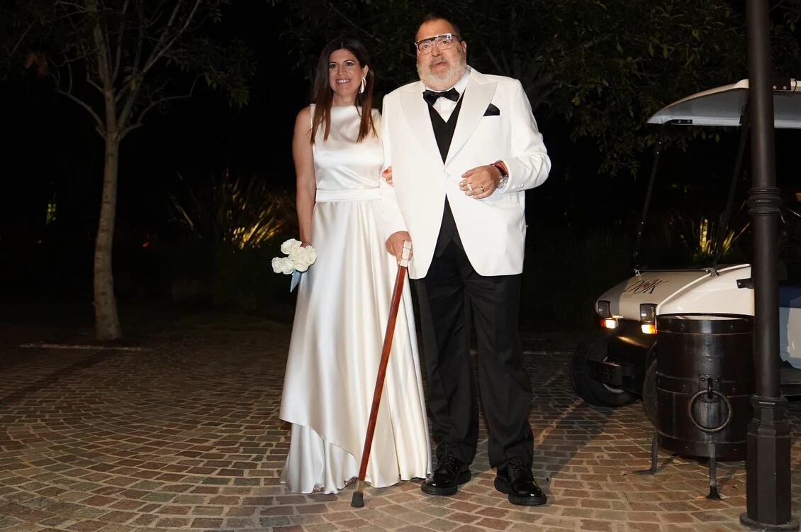 La boda de Jorge Lanata y Elba Marcovecchio.