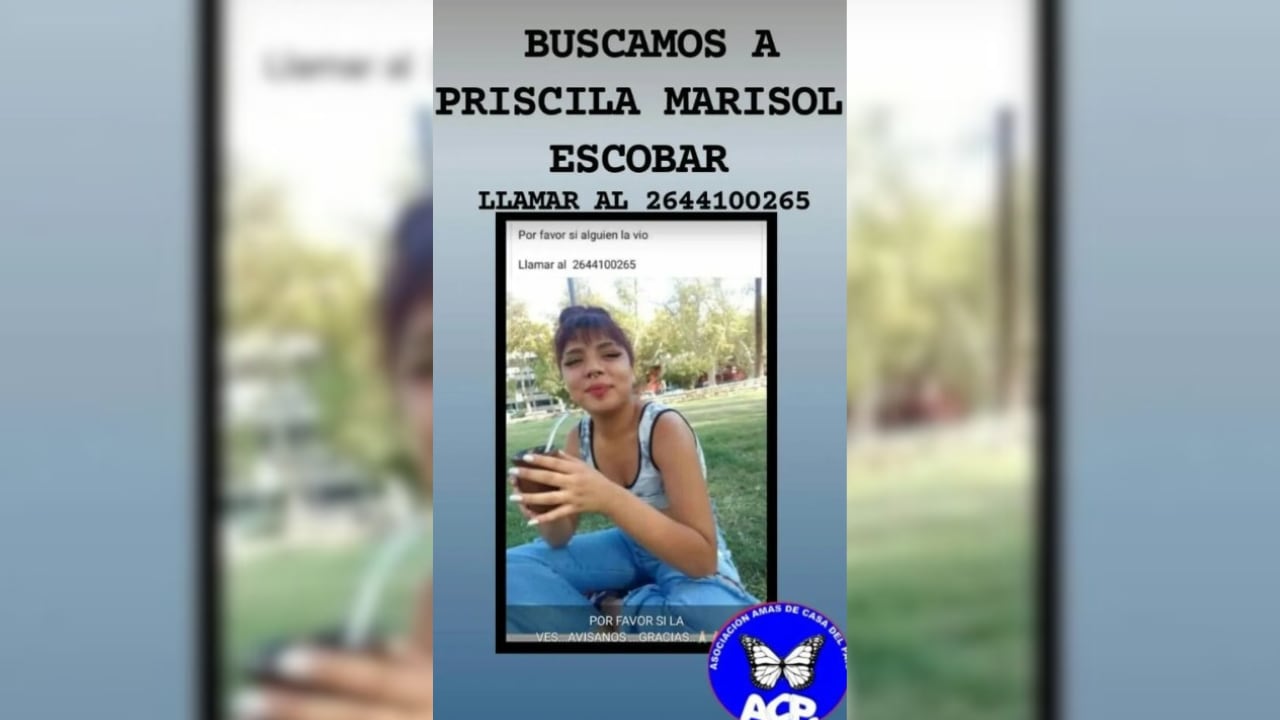 Buscan intensamente a una chica de 19 años en San Juan