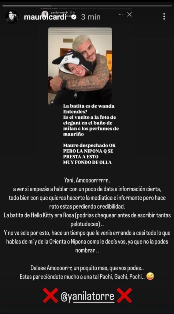 El descargo de Mauro Icardi contra la China Suárez