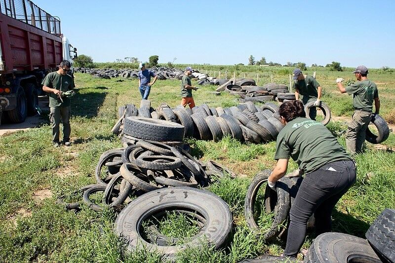 Neumáticos Fuera de Uso (NFU) en Arroyito