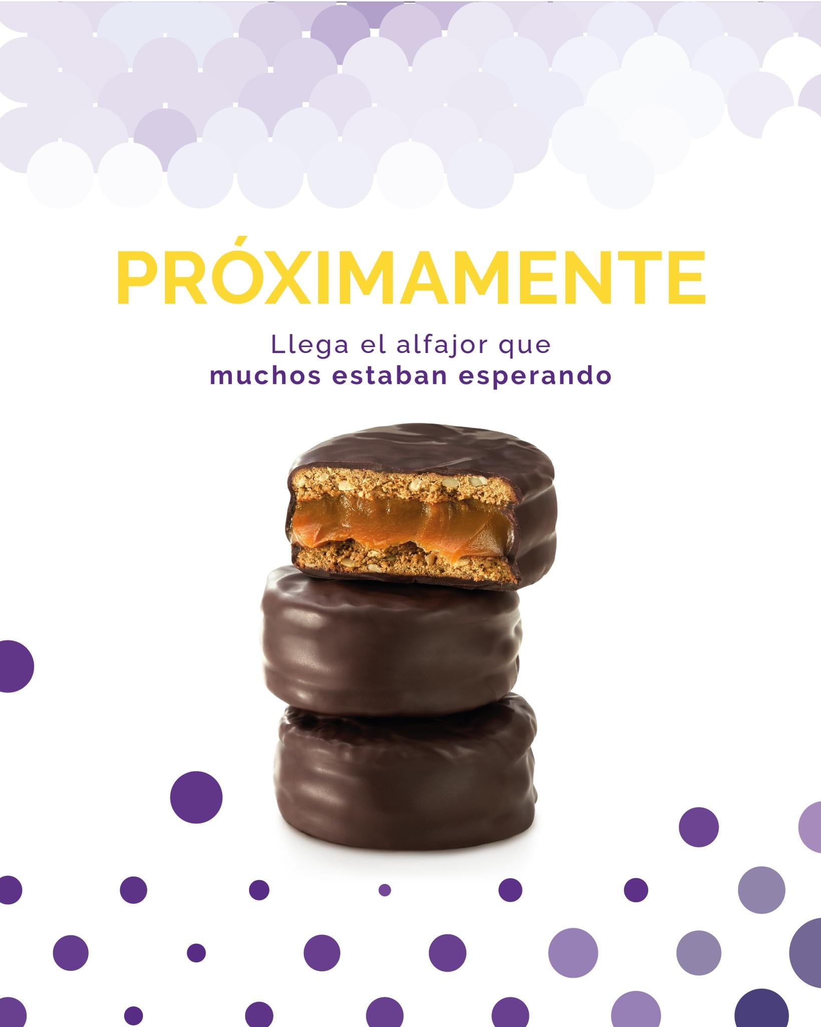 El nuevo alfajor sin azúcar.