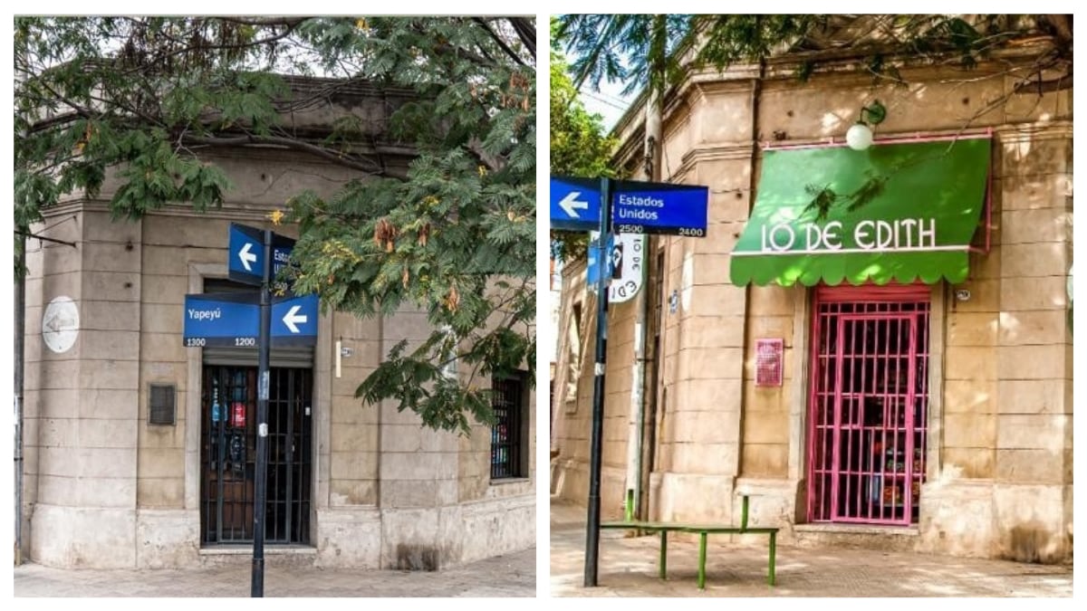 El antes y el después de Lo de Edith (barrio San Vicente).