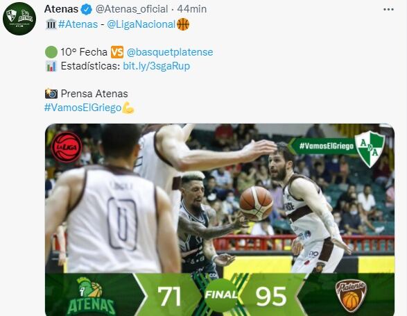 Duro poco el repunte de Atenas. En una noche negra, Platense lo goleó.