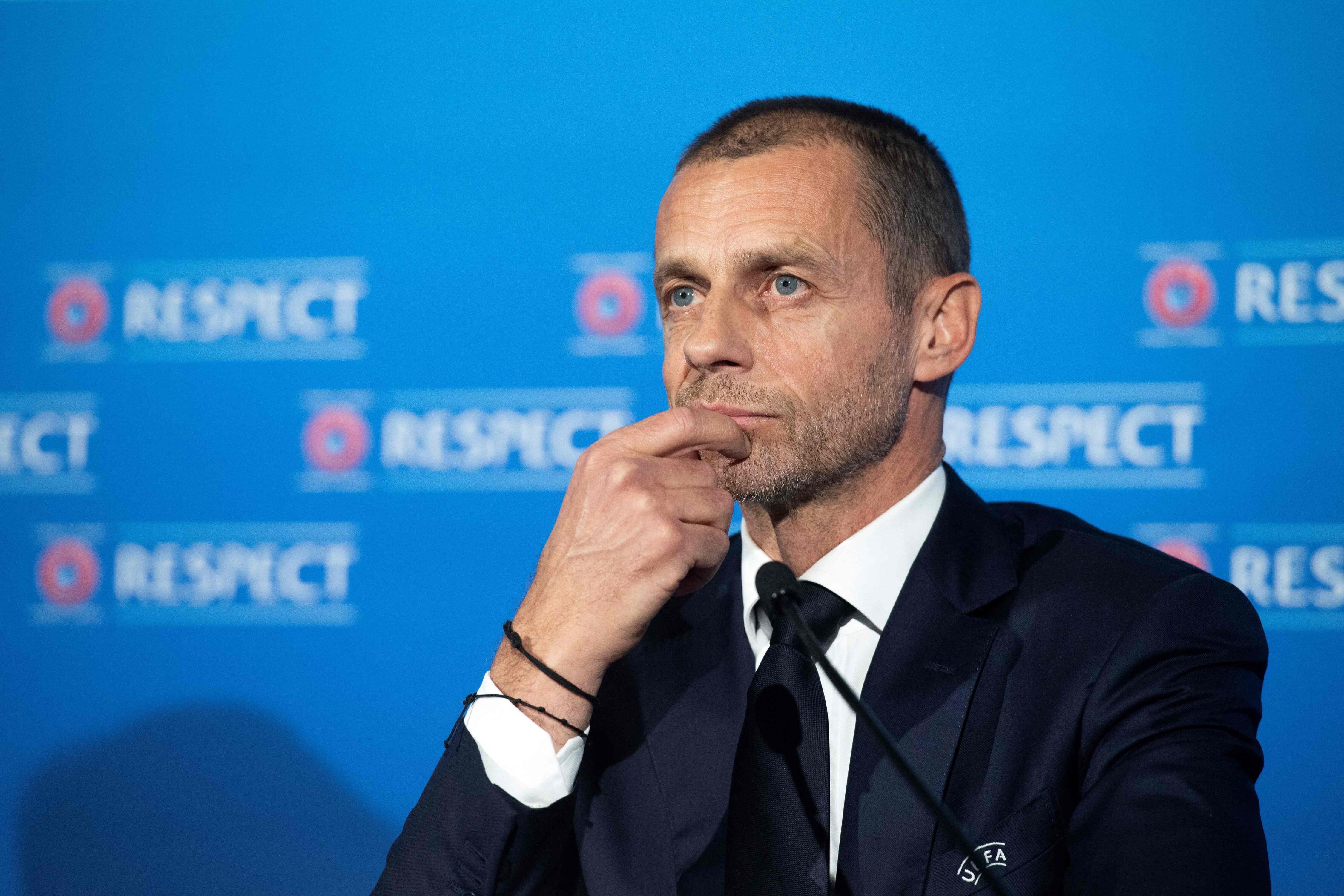 Aleksander Ceferin, presidente de la UEFA.