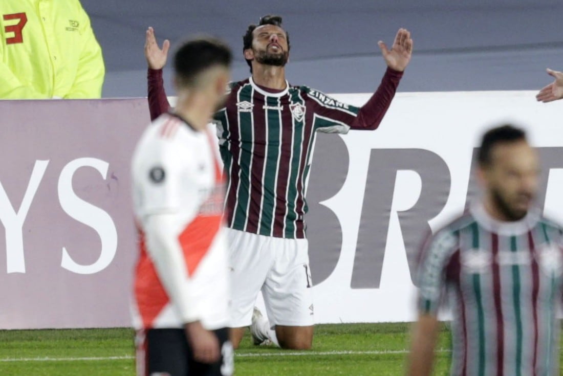 Fluminense sorprendió a River con un primer tiempo de alta eficacia ofensiva. (Fotobaires)