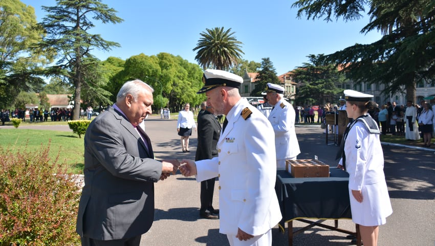 Acto por el 126º aniversario de la creación de la Base Naval Puerto Belgrano