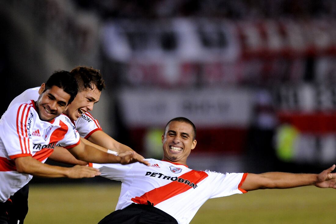 Trezeguet en su paso por River convirtió 17 tantos en 38 juegos