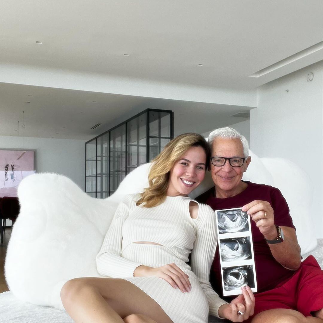 Elina y Eduardo Costantini anunciaron la llegada de su primer hijo juntos