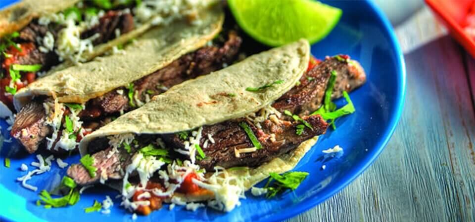 Tacos de arrachera, los favoritos de Luis Miguel