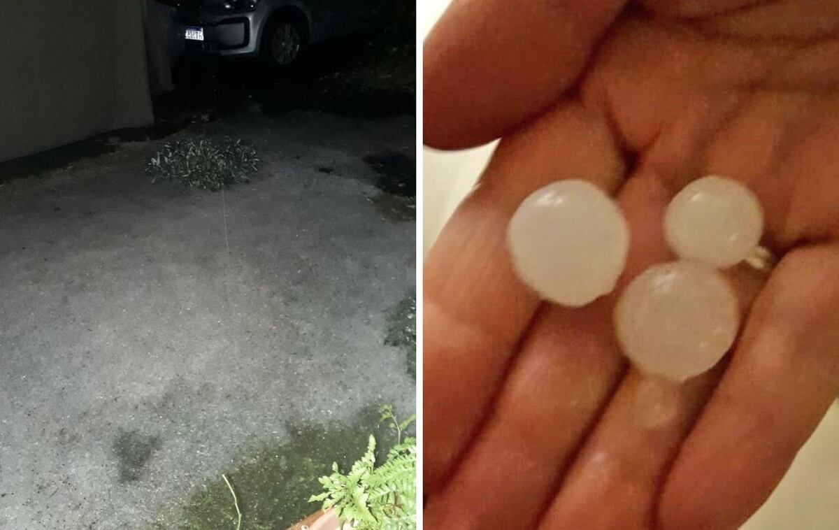 Clima en Mendoza: una tormenta con importante caída de granizo azotó a algunos departamentos