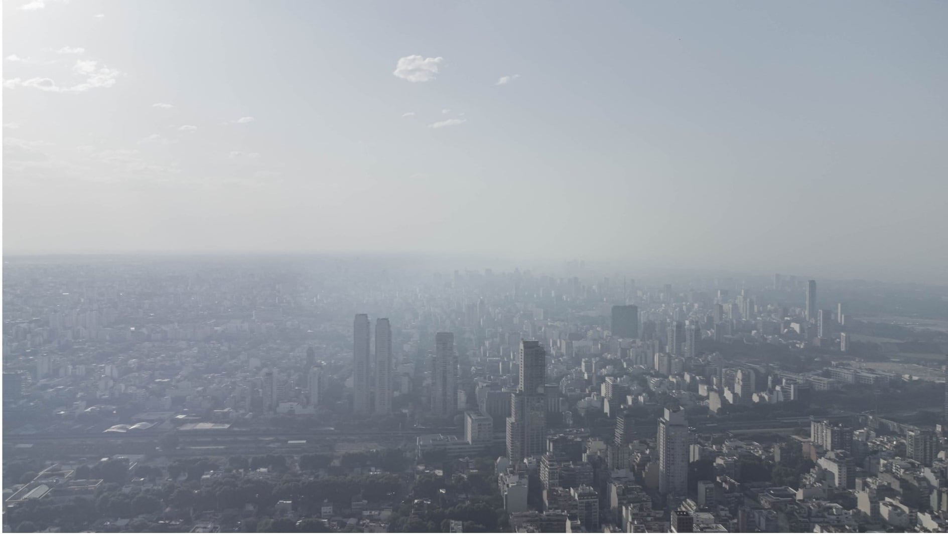 Humo en Buenos Aires