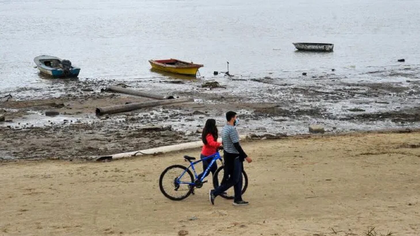 La bajante histórica del Río Paraná