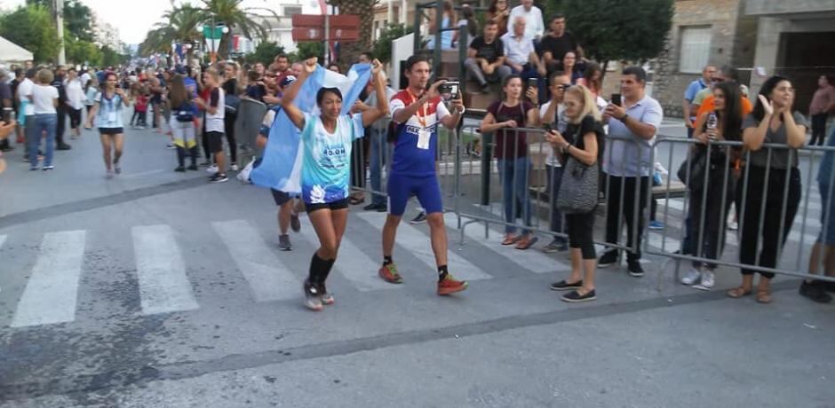 La deportista logró terminar la carrera en el 2019.