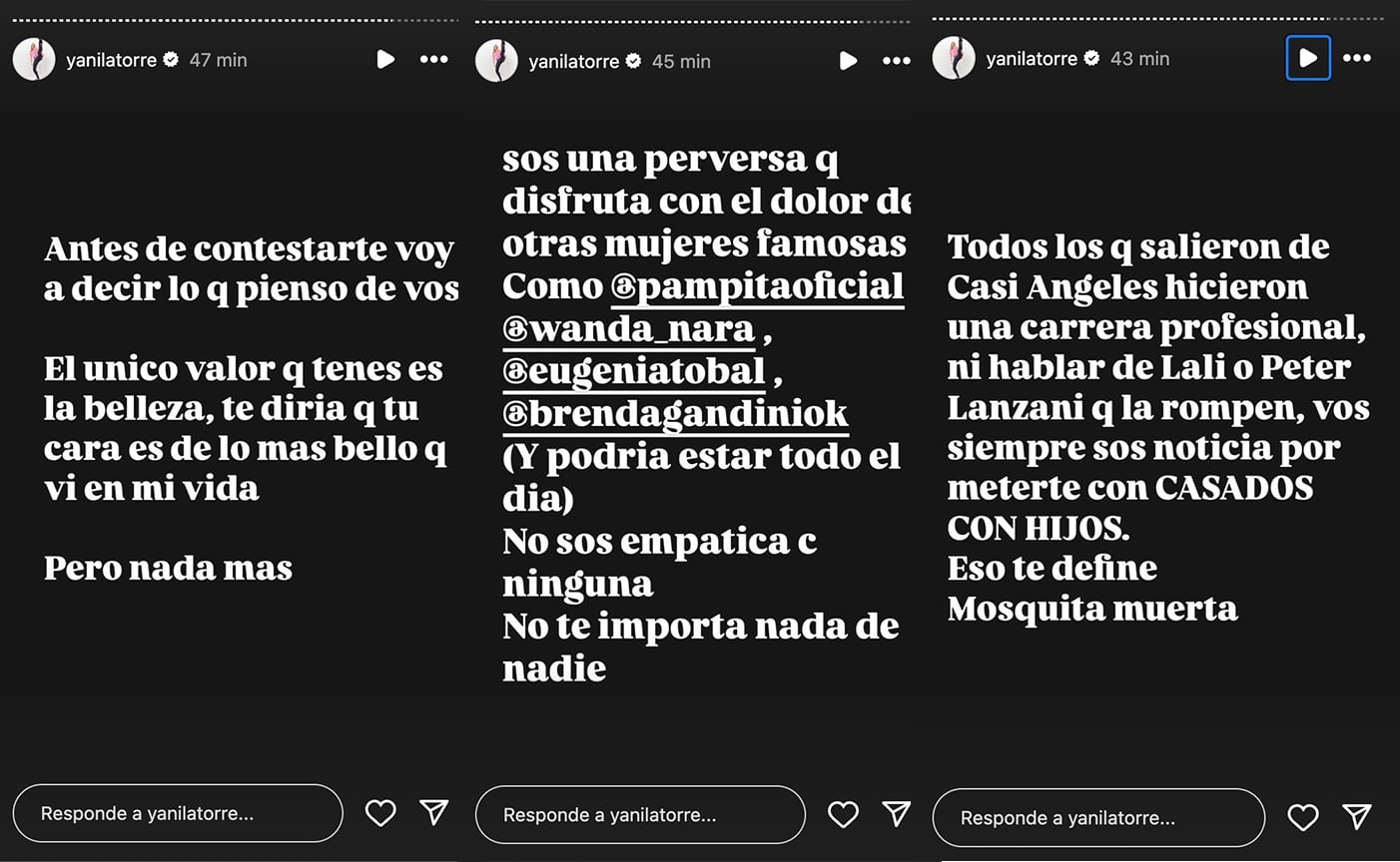 La respuesta de Yanina Latorre a Mauro Icardi y la China Suárez. Parte 7. (Foto: captura de pantalla)