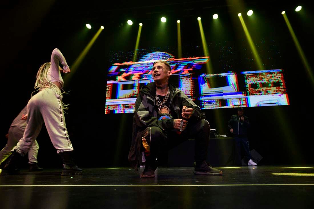 L-gante en el teatro Luxor de Carlos Paz (Facundo Luque)