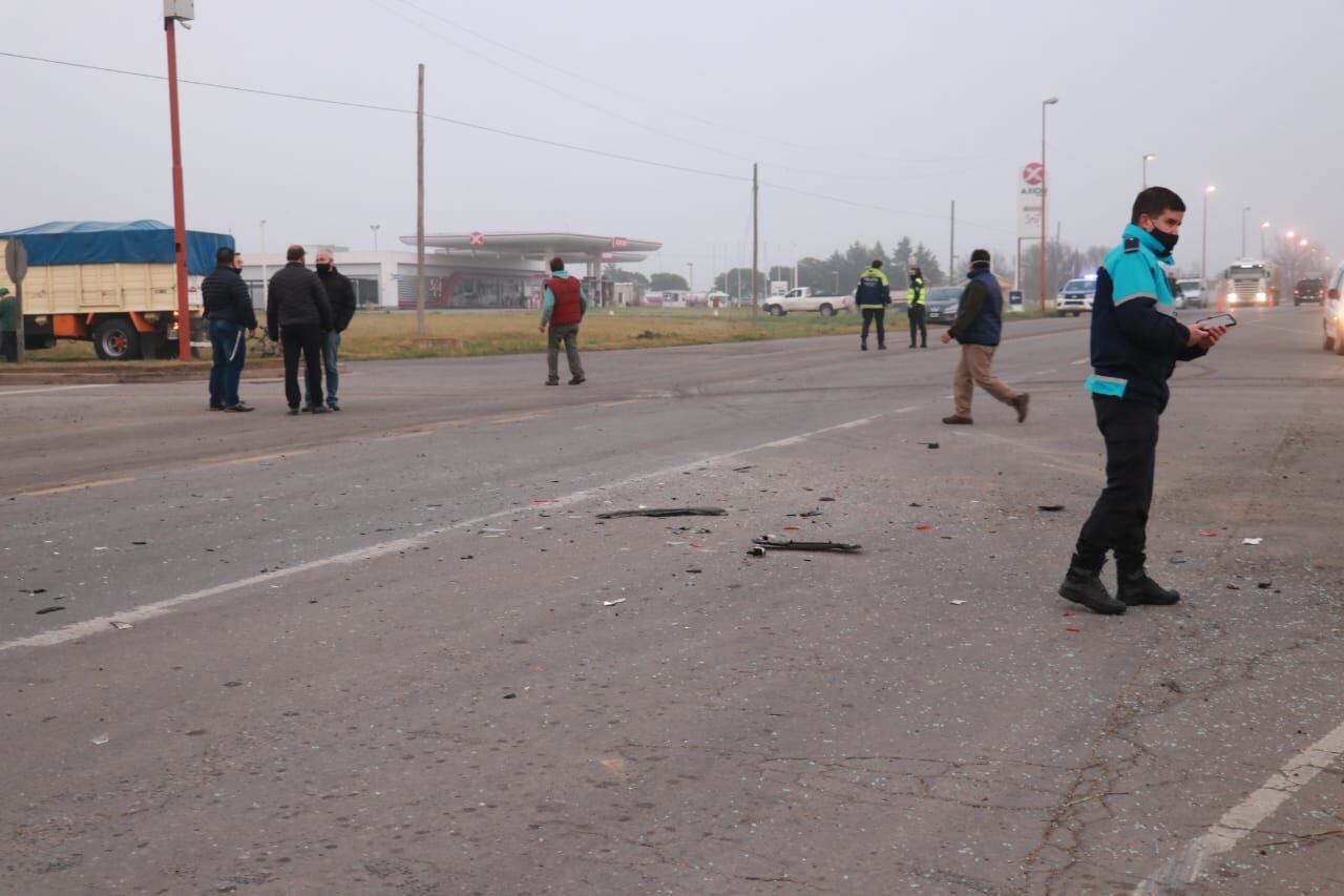 Fuerte choque en ruta 228 y Monteagudo: dos personas hospitalizadas