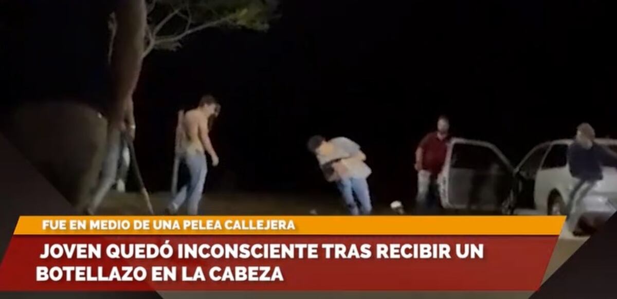 San Pedro: joven termina inconsciente tras ser herido de un botellazo