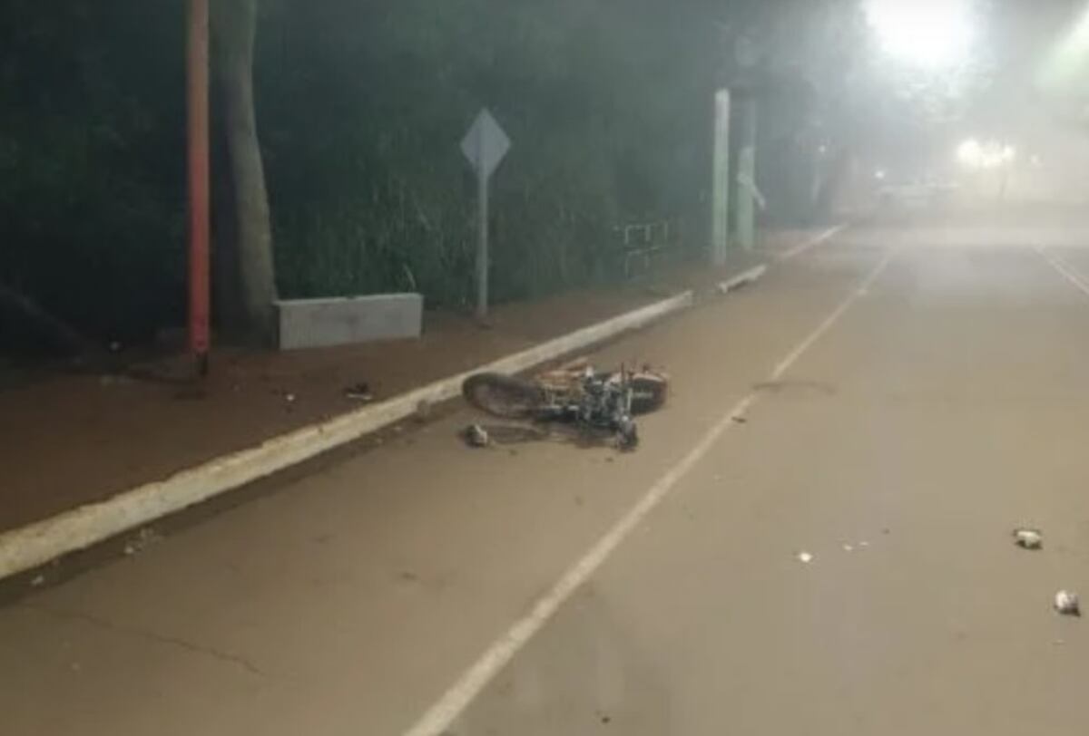 Despiste fatal en Puerto Iguazú se cobró la vida de un motociclista