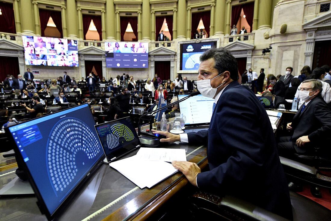 Sergio Massa, presidente de la Cámara de Diputados