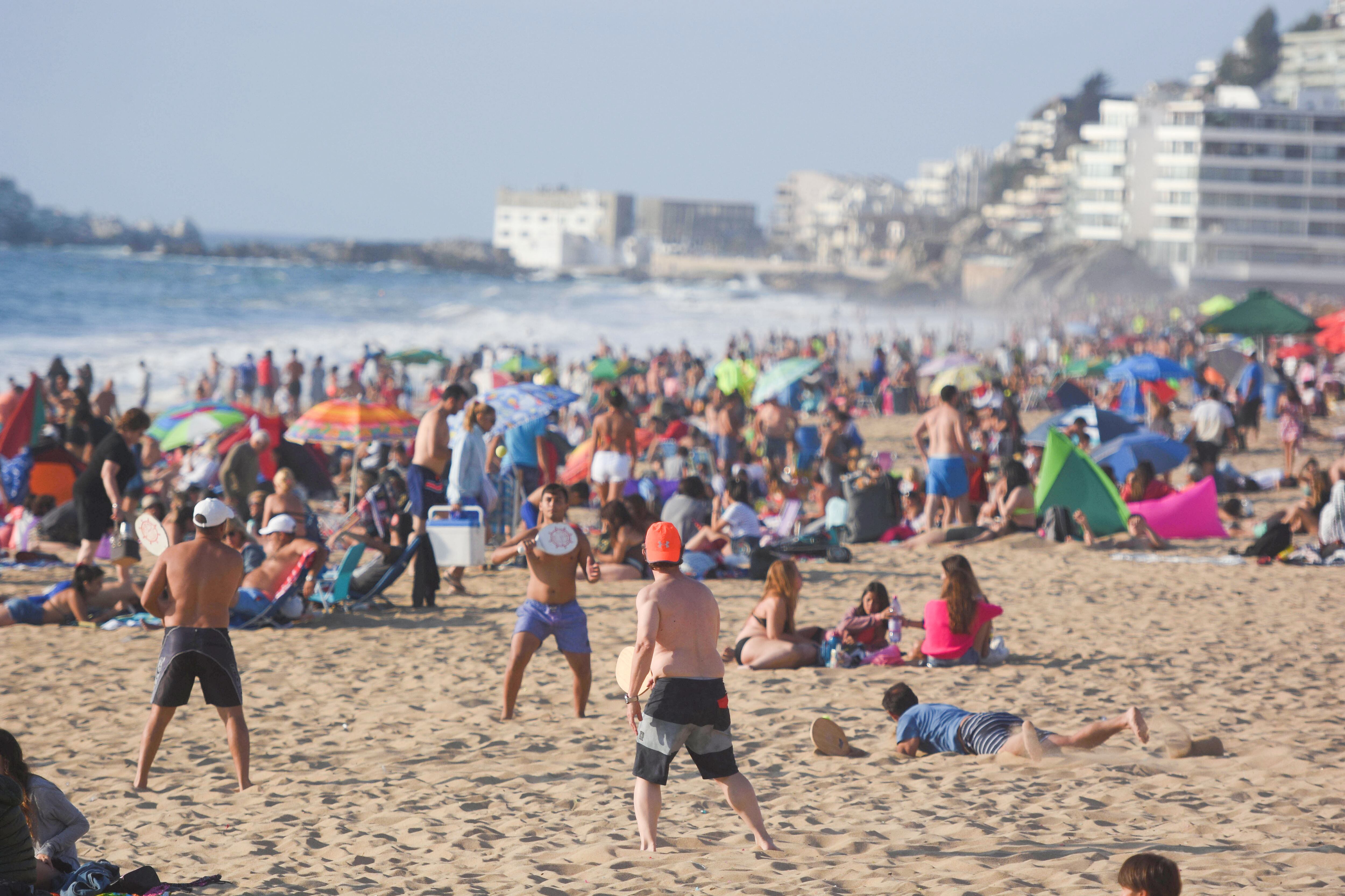 Playas de Reñaca (Claudio Gutiérrez / Los Andes)