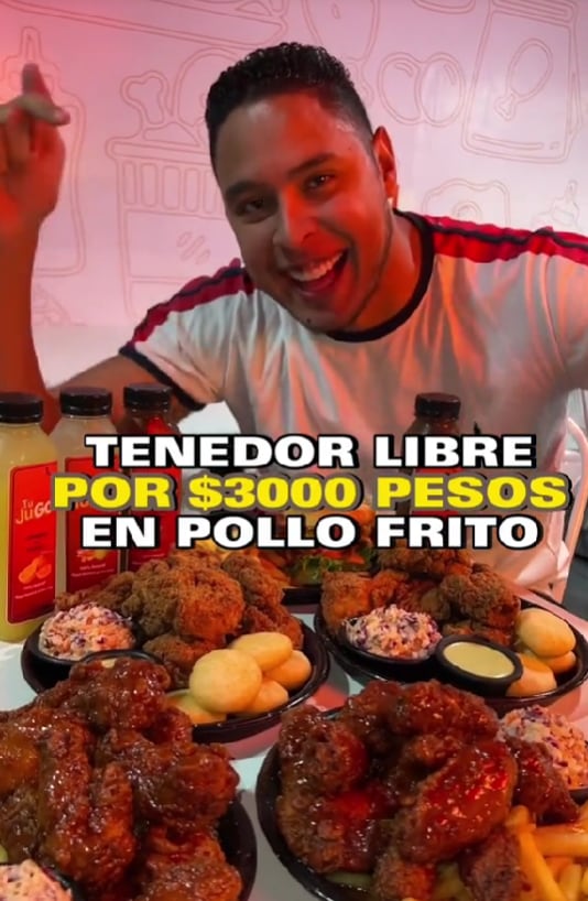 Se sirvió 6 platos en un restaurante de Recoleta, pagó solo $3.000 y se hizo viral en TikTok