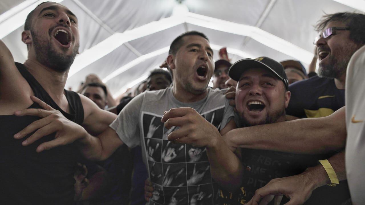 Juan Román Riquelme el día que ganó las elecciones en Boca.