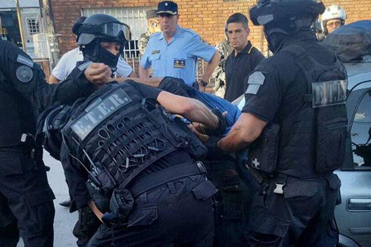 Carmona al ser detenido. (Policía)