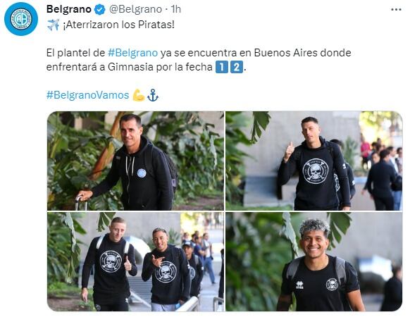 Belgrano iría con un sólo cambio ante Gimnasia, el ingreso de Lucas Diarte como titular.