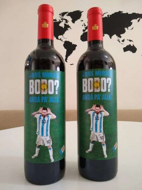 Salió a la venta un vino sanjuanino en honor a Messi: “Qué mirás bobo”.