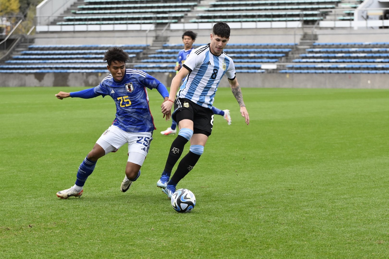 Bruno Zapelli fue titular en la selección sub 23 (AFA)