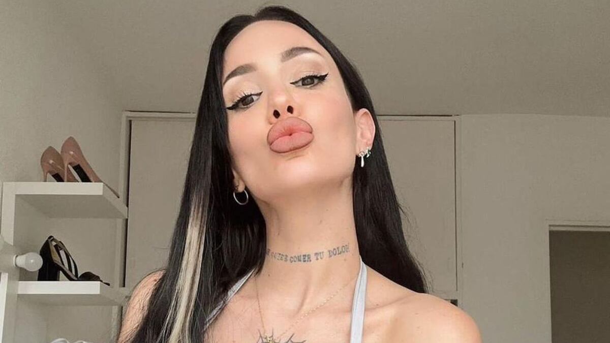 La Joaqui bailó en TikTok con un top underboob y se llevó miles de corazones rojos
