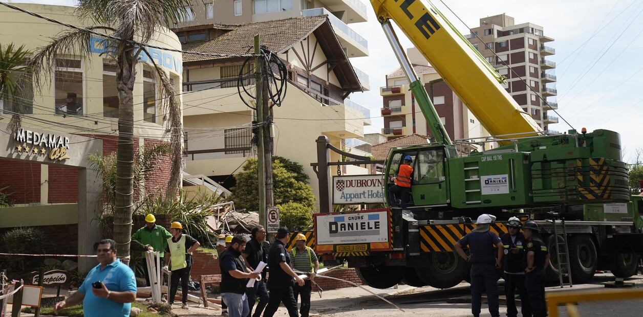 Derrumbe en Villa Gesell: encontraron el cuerpo de la exdueña del hotel