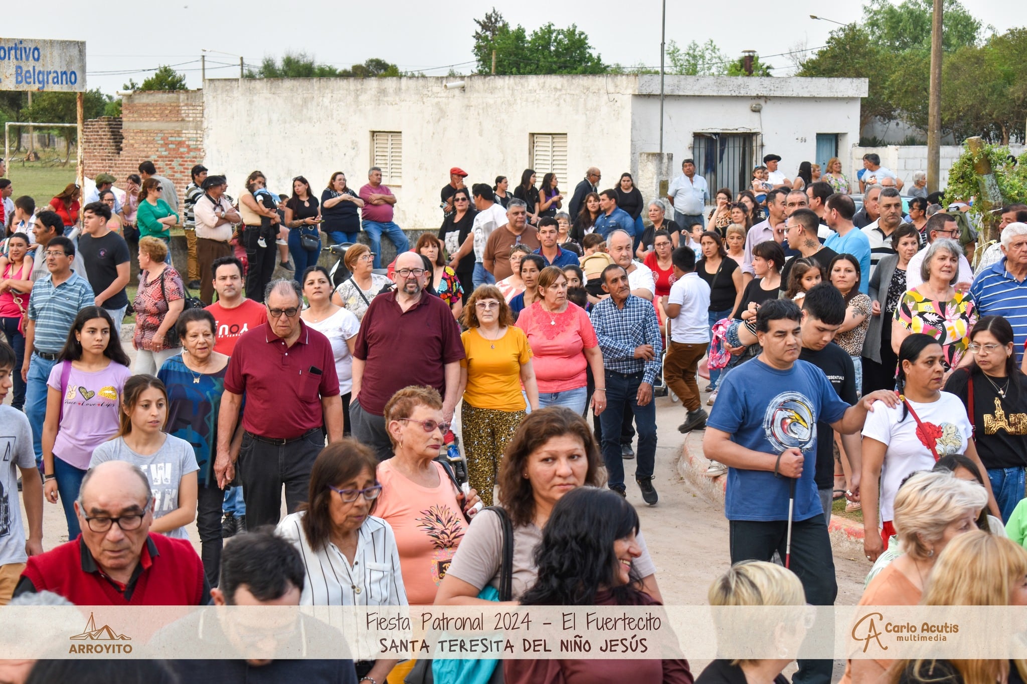 Misa y procesión en honor a Santa Teresita El Fuertecito