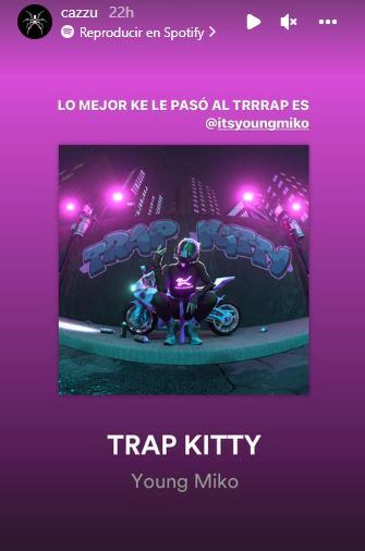 El mensaje de Cazzu sobre el trap, tras su polémica con Duki.