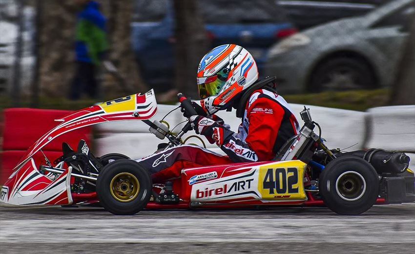 Fausto Arnaudo piloto de Karting Arroy