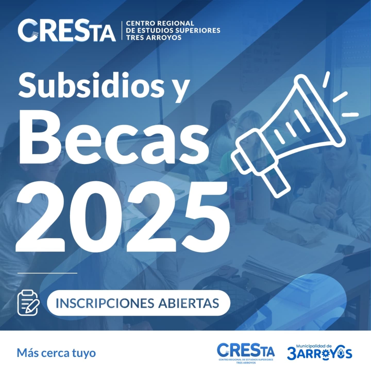 Cresta: Inscripciones abiertas para las becas 2025