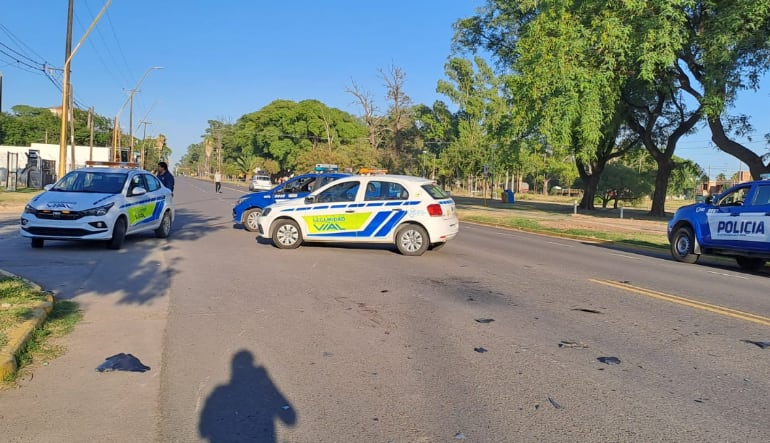 Accidente en la costanera