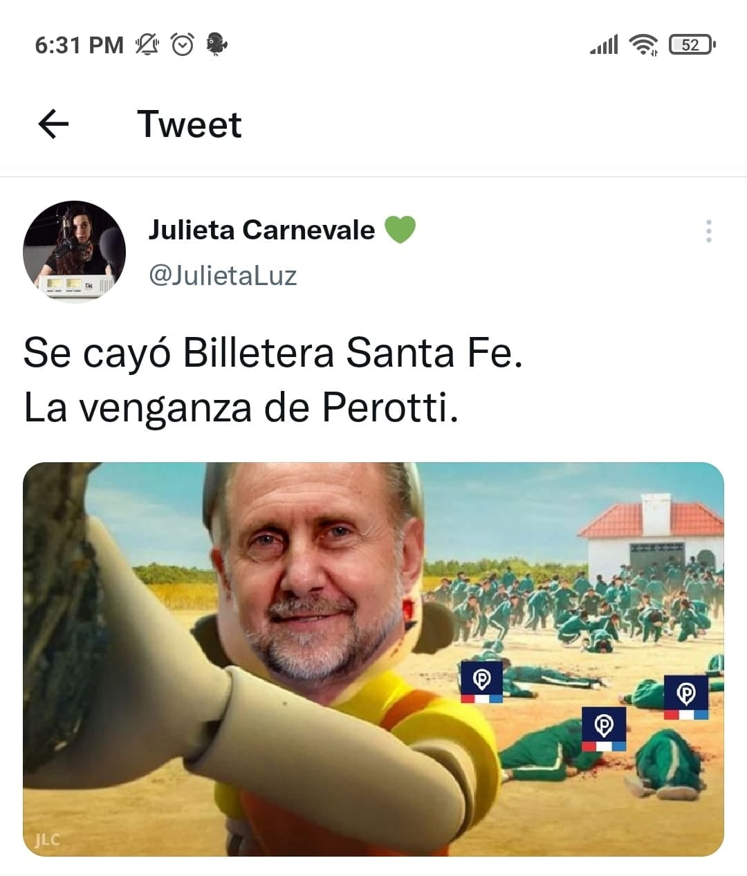 Los memes de la caída de Billetera Santa Fe