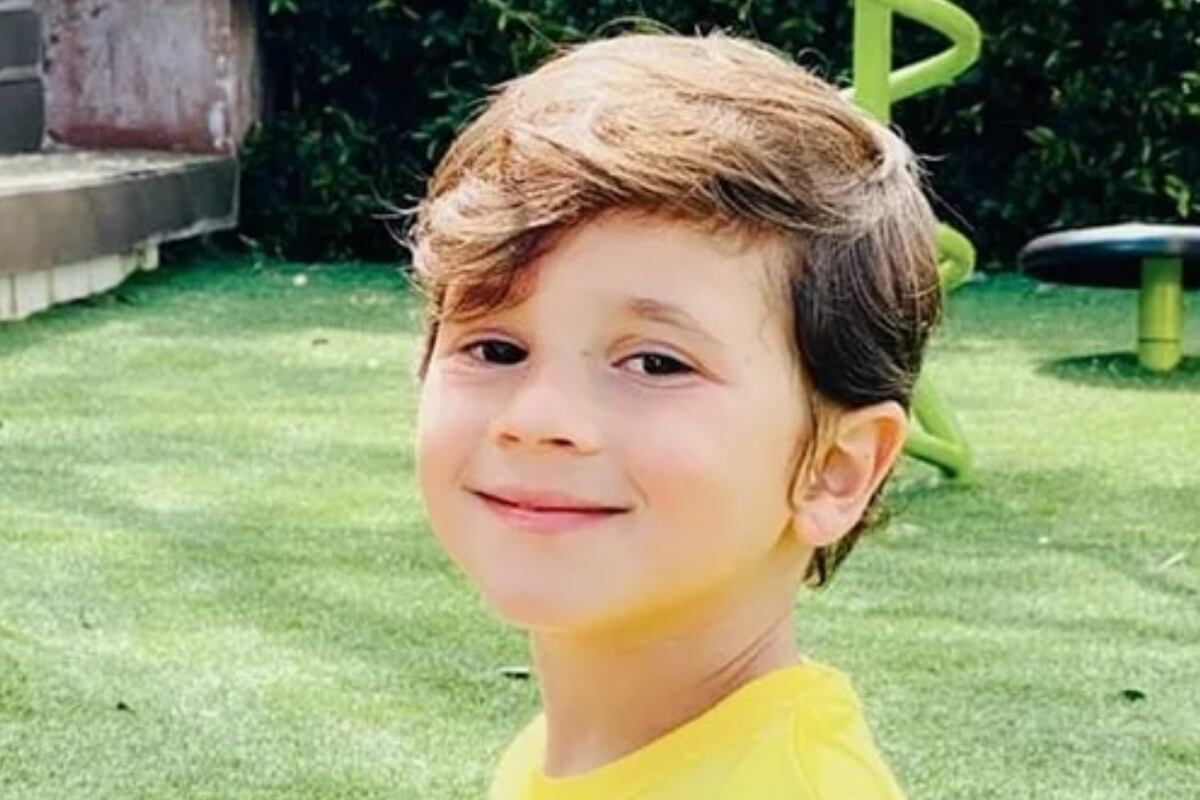 La extraña expresión de Mateo Messi que se hizo viral durante el partido de Argentina