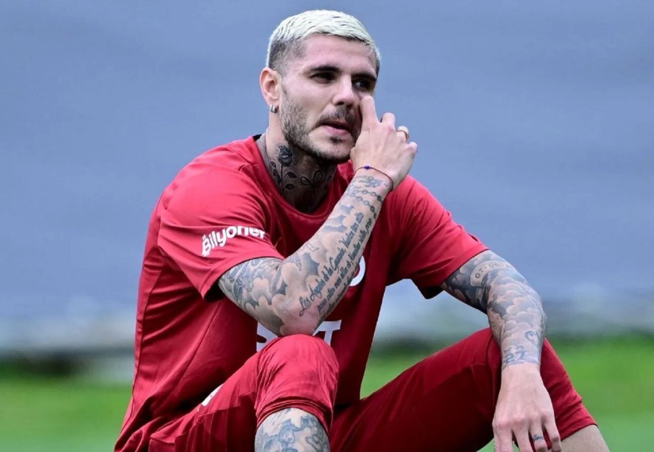 Mauro Icardi fue operado por la lesión que sufrió en un partido del Galatasaray