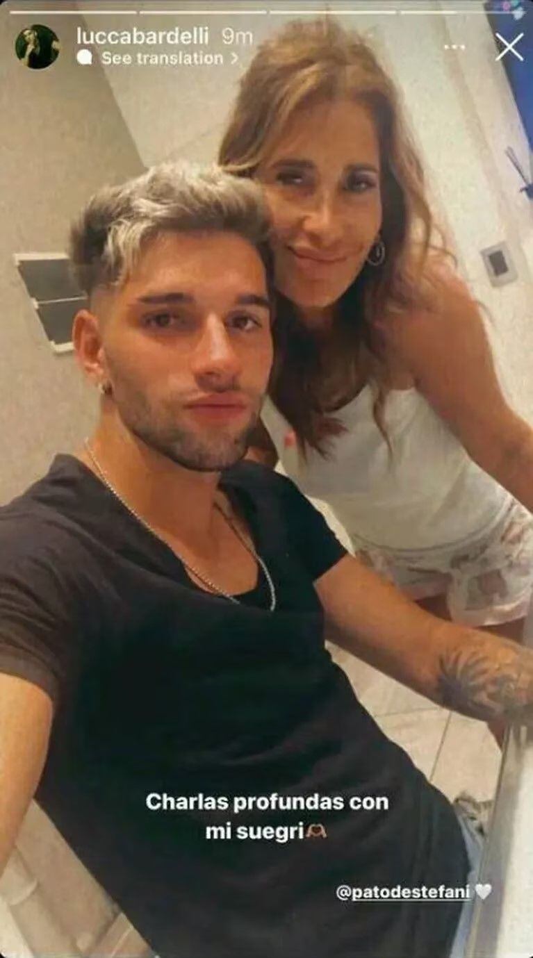 La foto del ex novio de Julieta Poggio con la mamá de la ex Gran Hermano.