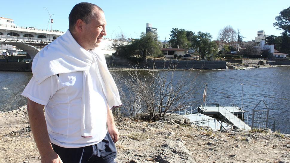 Sobreviviente. Gustavo Javier Stul vive en Buenos Aires pero regresó al San Roque para recordar ese día (La Voz).