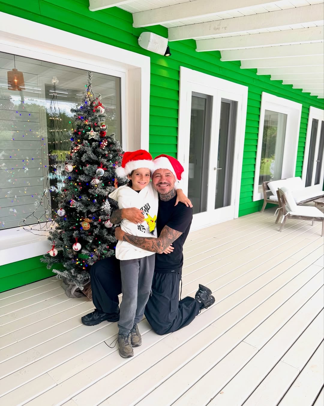 Marcelo Tinelli pasó Navidad con su hijo Lolo